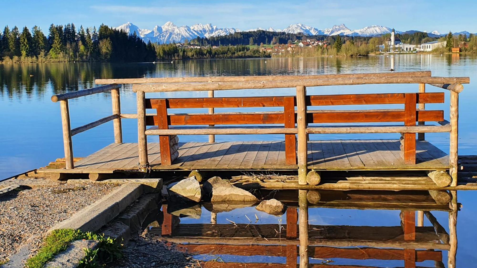 Lechbruck Am See Feriendorf Hochbergle Haus 1 Exteriör bild